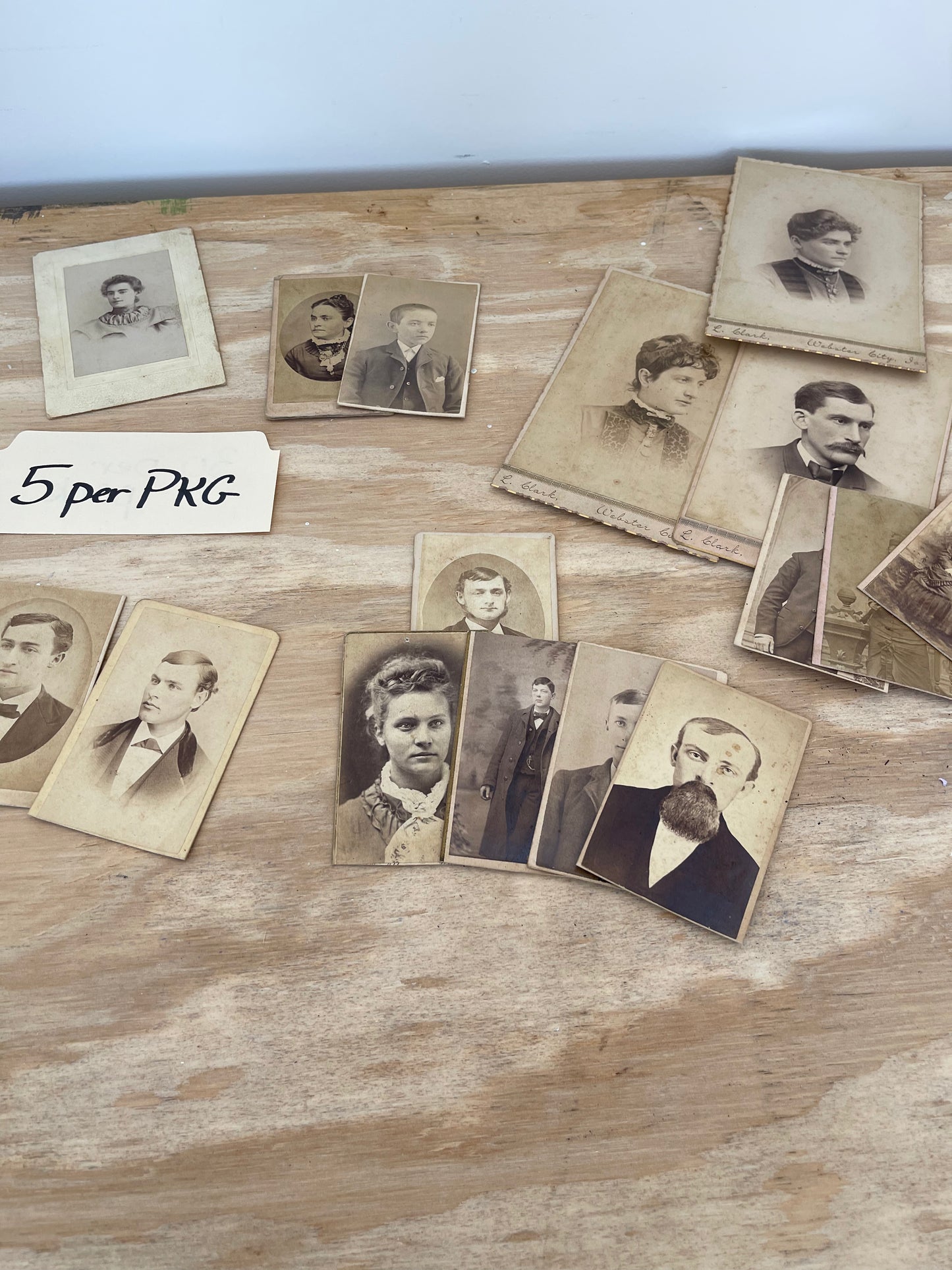 Vintage cabinet card photos