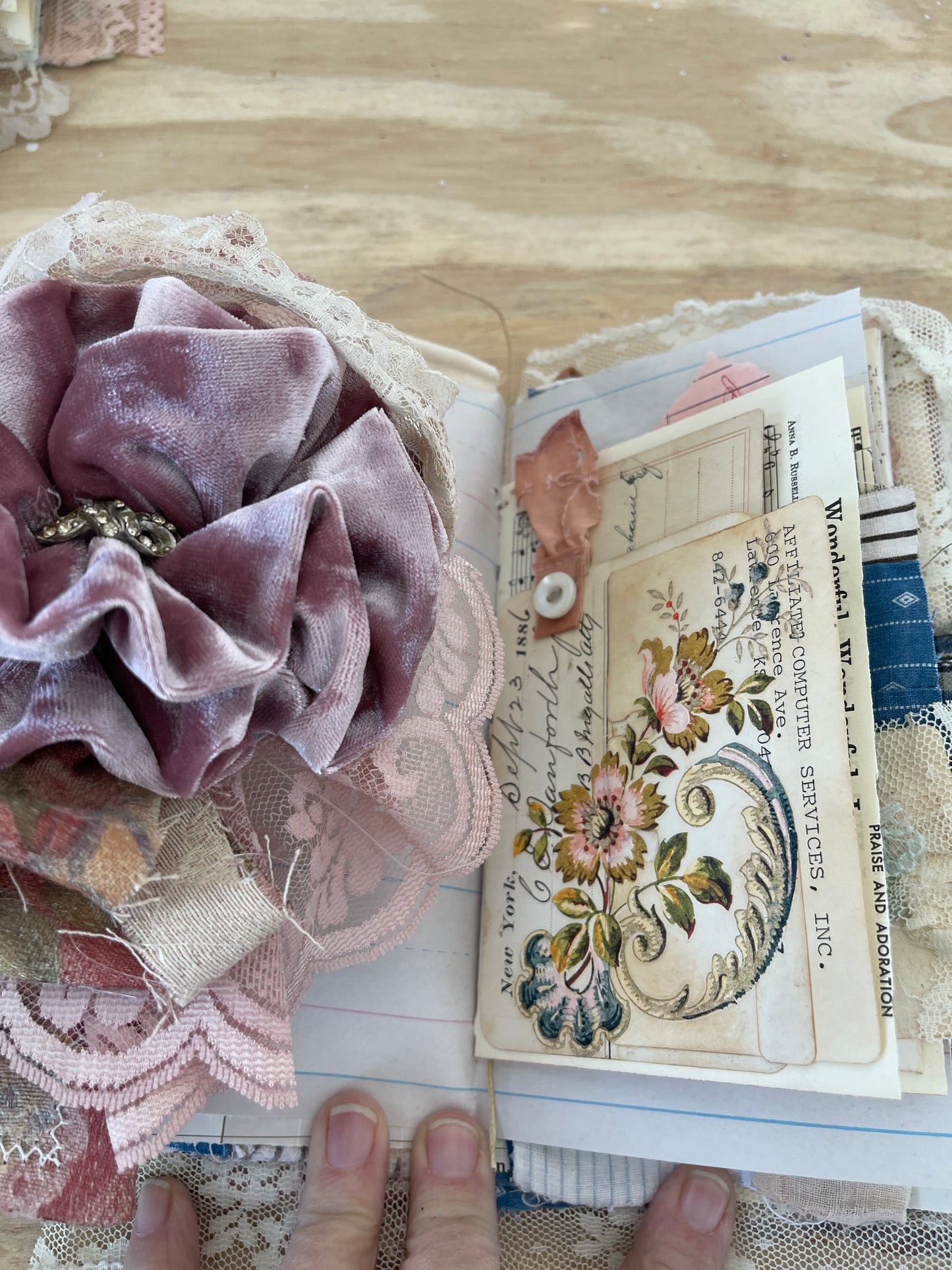 Beautiful complete junk journal