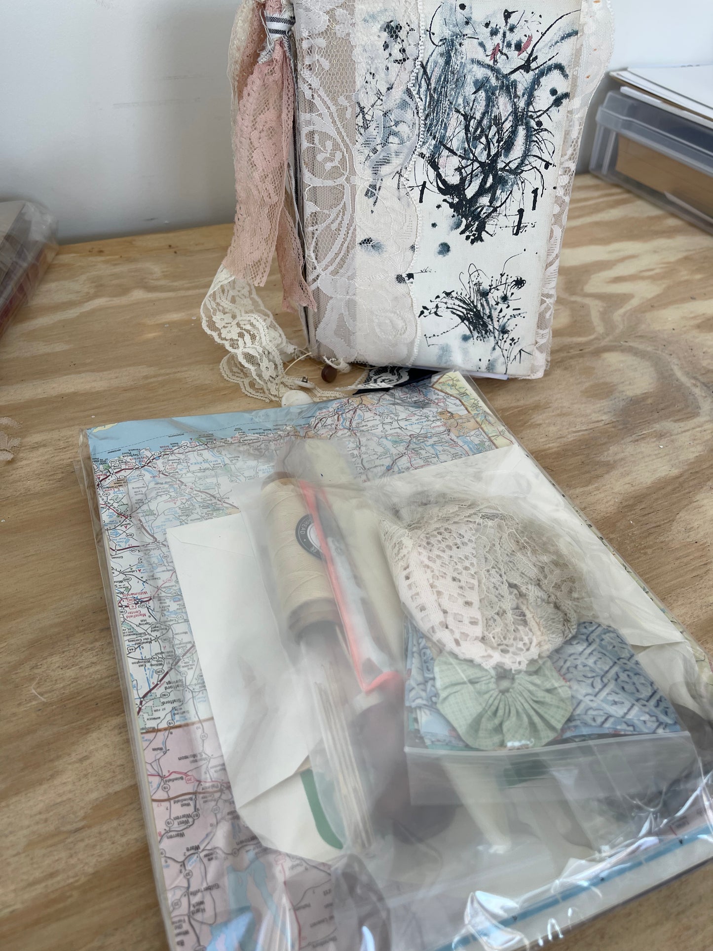 Junk journal Book construction kit
