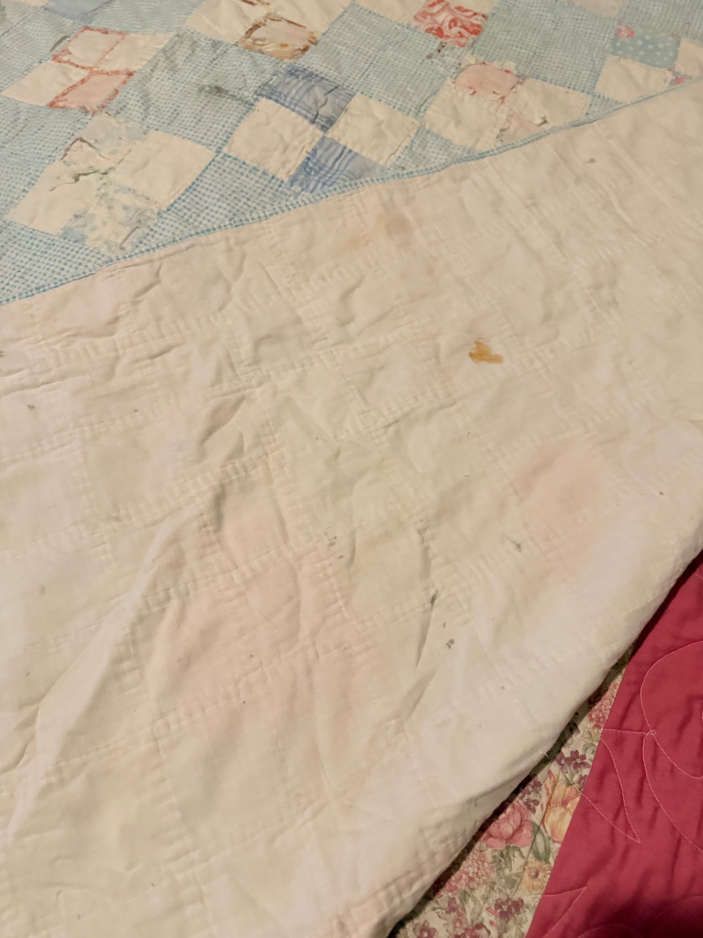 Sweet shabby quilt
