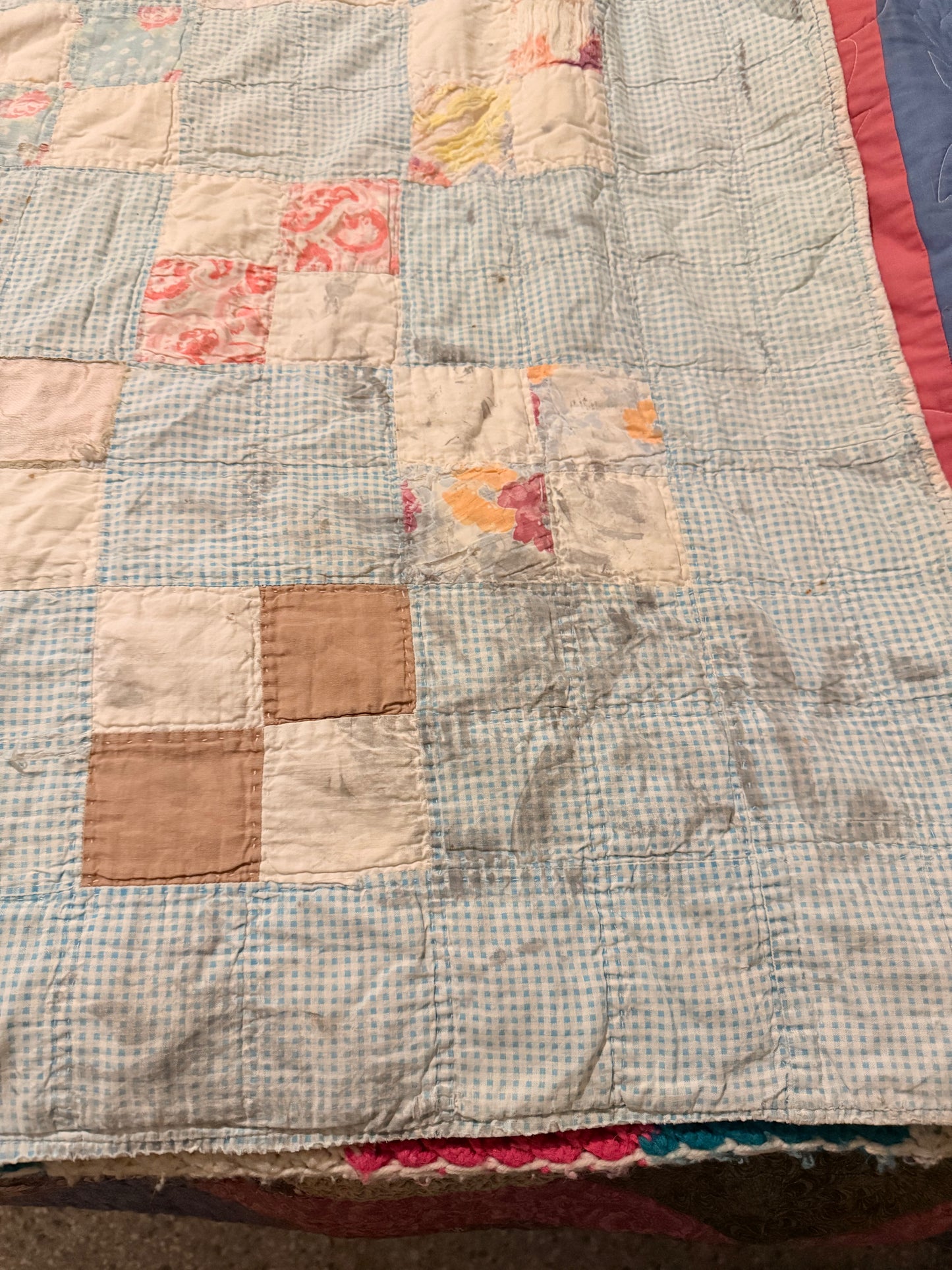 Sweet shabby quilt