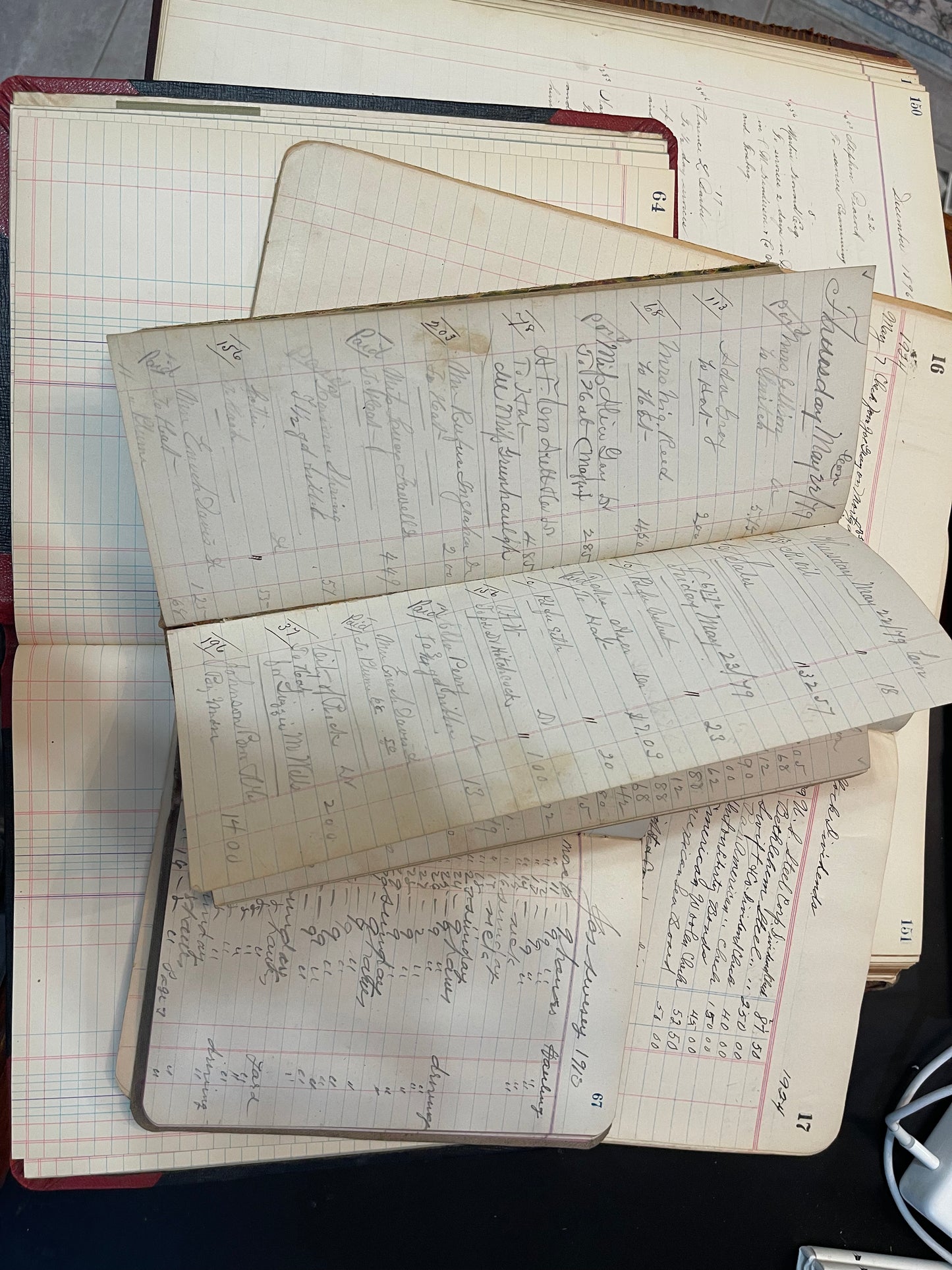 Assorted Ledger Pages