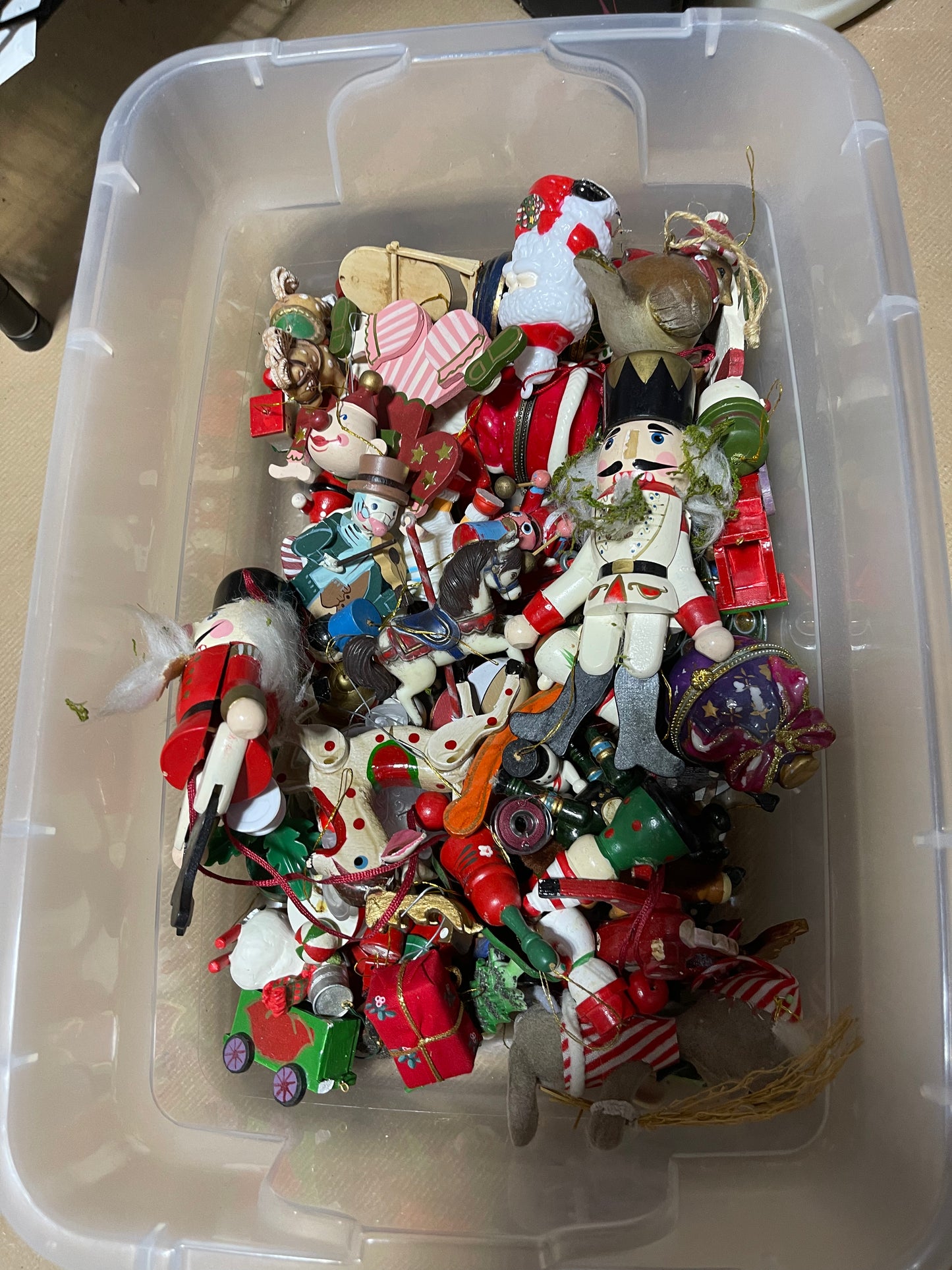 Vintage Mainly Wooden Christmas Ornaments