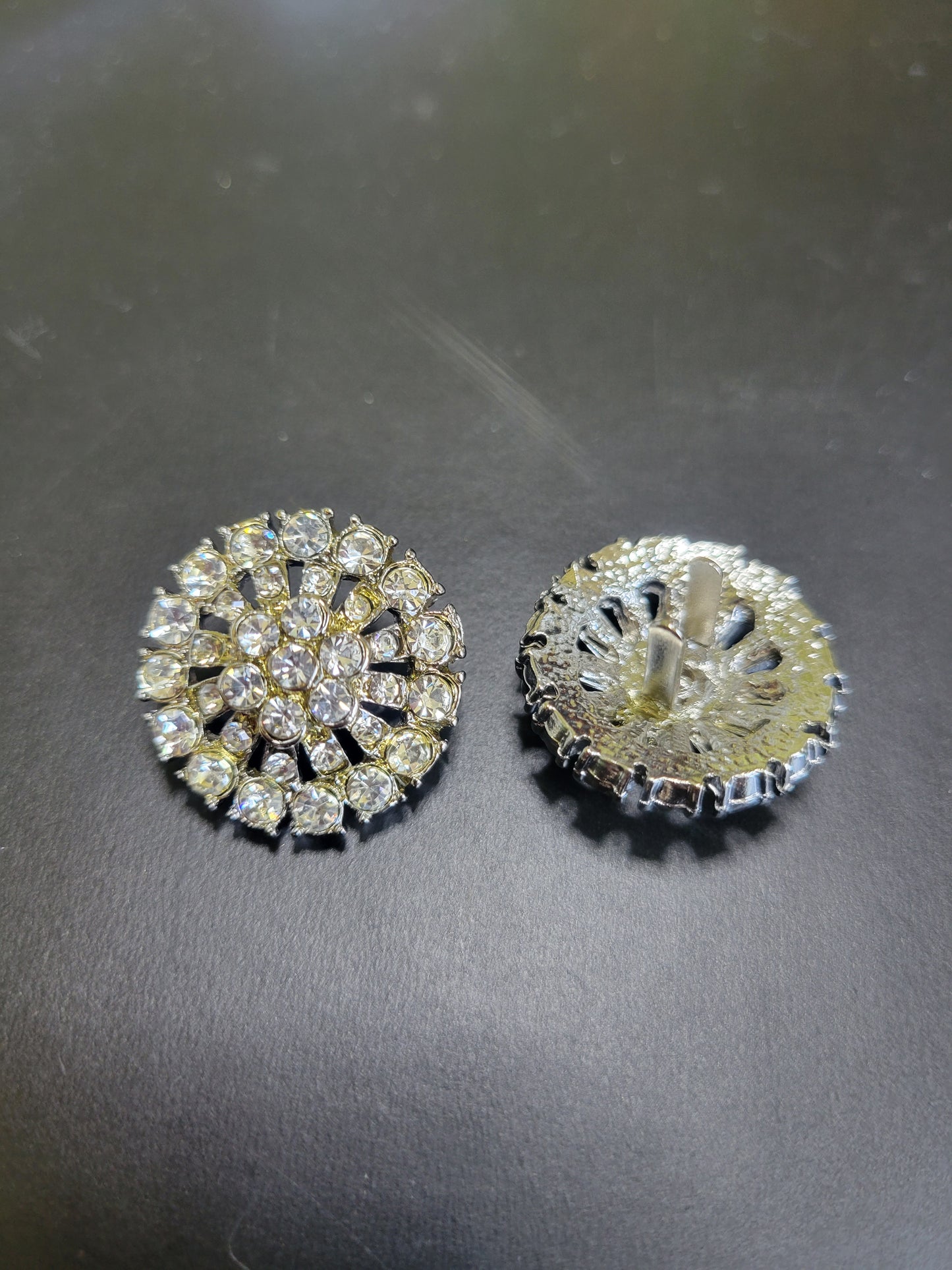 Large Rhinestone Brads