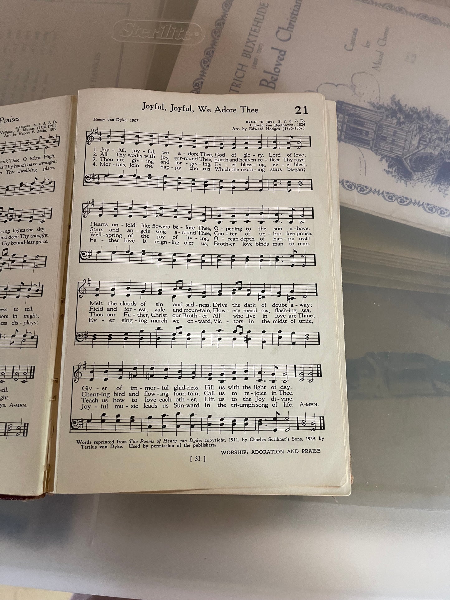 Vintage Hymn Book