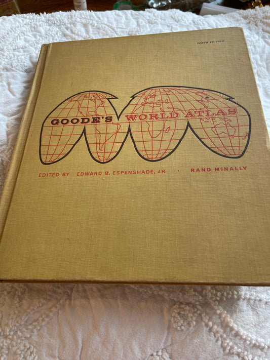Vintage Hard Cover Atlas Selection